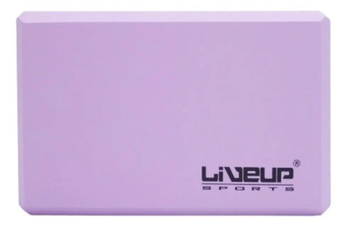 Ladrillo Goma Eva Deporte Gimnasia Yoga Pilates Livepro Color Violeta