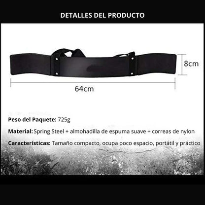 Arm Blaster Corrector Postura Entrenamiento Pesa - Rhino Negro