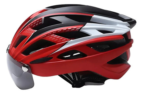 Casco Bicicleta Ultraligero Carretera Montana - Inbike Rojo M