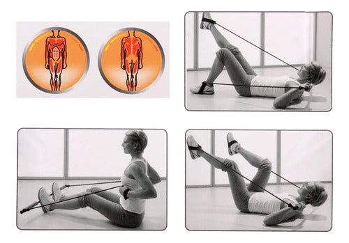 Baston Barra Palo Entrenamiento Fitness Elastico Livepro