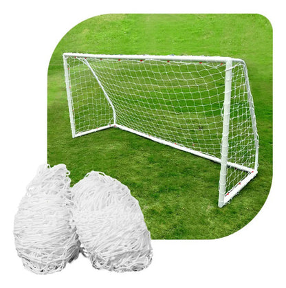 Par De Redes Para Mini Arco De Fútbol 80x50cm Gismar Blanco