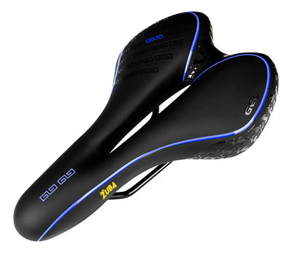 Asiento Bicicleta Mtb Comodo Az-066 Zuba Bike Azul 28 Cm 16 Cm