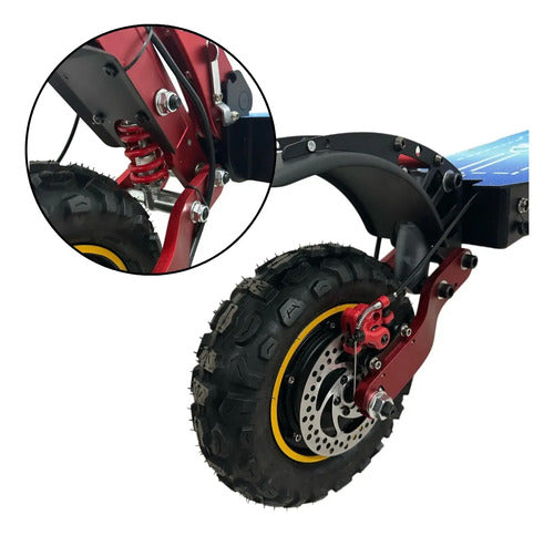 Monopatin Eléctrico Plegable K'nex 1600w Negro
