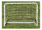 Arco De Fútbol Metálico 120x80 Cm Juego 2 Unid Resistente Blanco