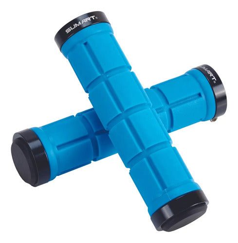 Puño Grip Mango Bicicleta Antideslizante 132mm Dual Lock