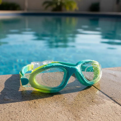 Antiparras De Natación Hydro Vaikan Junior 6-12 Años Color Aqua Verde