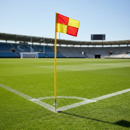 Banderín De Corner C/ Resorte Knex Fútbol Entrenamiento Amarillo Banderin De Corner