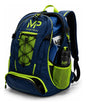 Mochila Natación Michael Phelps 31.5 L Impermeable Deportiva Azul Neón Geométrico