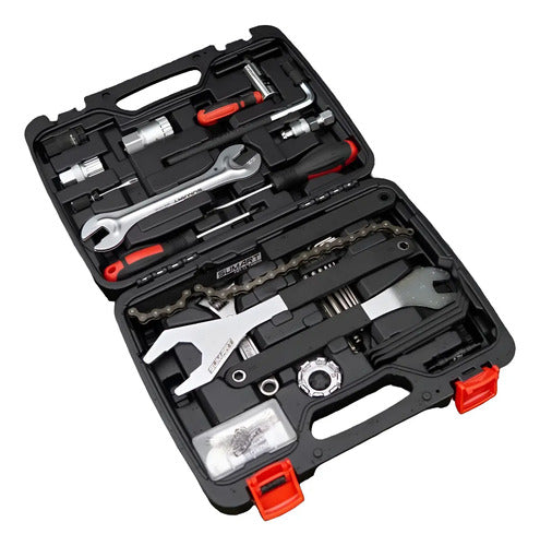 Caja Completa De Herramientas Para Bicicletas Sumart Negro