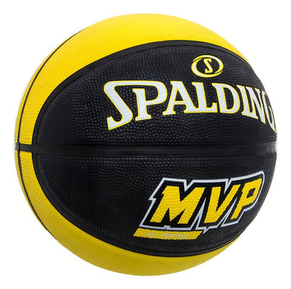 Pelota Basketball Spalding Mvp 84547z Mmsports Negro/amarillo