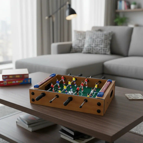 Mini Futbolito De Madera - Juego De Mesa Para Niños Madera