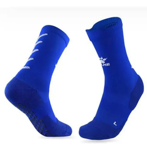 Medias Antideslizantes Futbol Azul Adulto Calidad Kelme-uy Azul Único