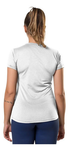 Remera M/corta Dama Elite Fitness Uv50+