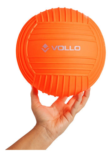 Pelota Waterpolo Para Piscina Playa 15cm - Vollo Naranja Liso