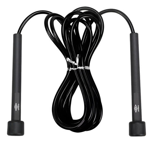 Cuerda De Saltar Pvc Entrenamiento Pro 275cmx0.5mm Umbro Negro