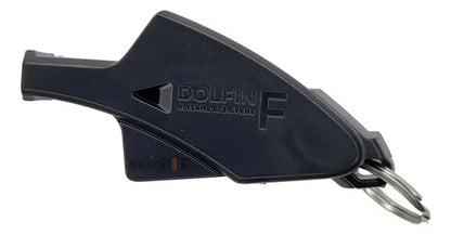 Silbato Molten Dolfin Futbol Arbitro Referi Chifle Color Negro