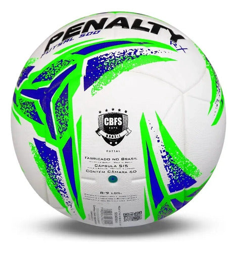 Pelota Penalty Futsal Rx 500 Xxiii Blanco-verde Mmsports
