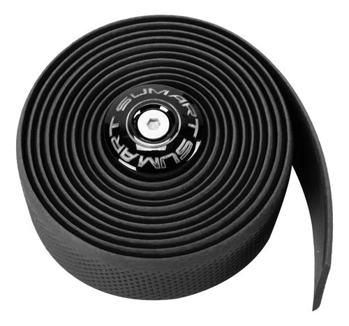 Cinta De Manillar Silicona Antideslizante Sumart Mmsports Negro