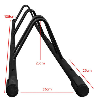 Kit Estacionamiento Rueda 3 Bicicletas Individual - Zuba Negro