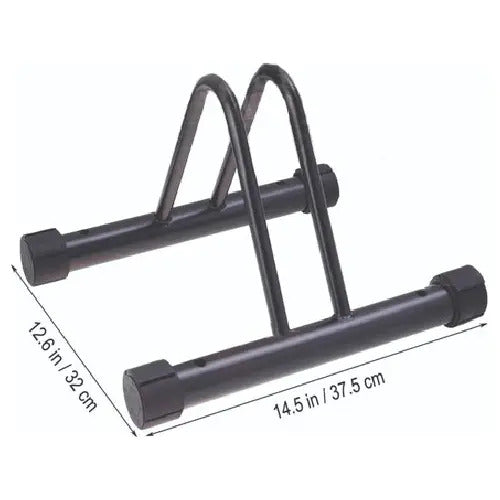 Soporte De Pared Zuba T038 Para 1 Bicicleta Al Piso Negro