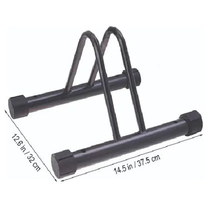 Soporte De Pared Zuba T038 Para 1 Bicicleta Al Piso Negro