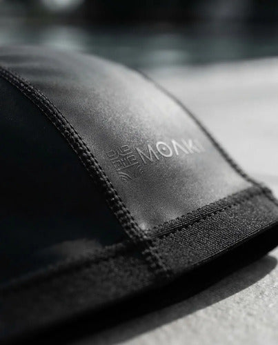 Gorra De Natación Polyester Moaki Mahana Tela Negro Negro Lisa Unico