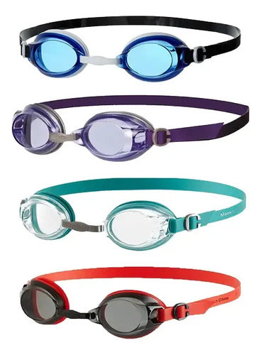 Lentes Speedo De Natacion Piscina Aduto Jet Color Rojo