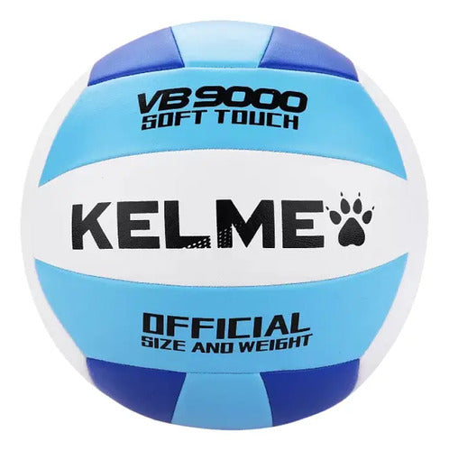 Pelota De Volley Nro. 5 White Royal Blue Azul Claro