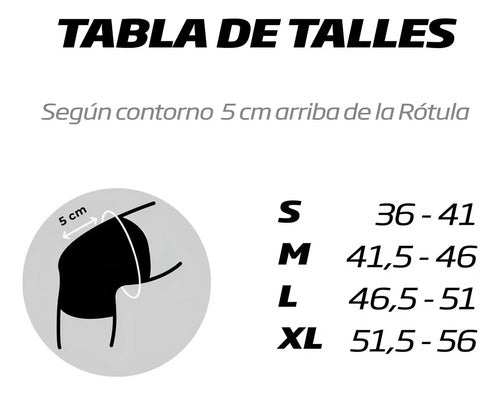 Rodillera Neoprene Con Apertura Rotuliana - Ptm