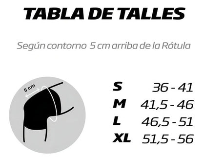 Rodillera Neoprene Con Apertura Rotuliana - Ptm