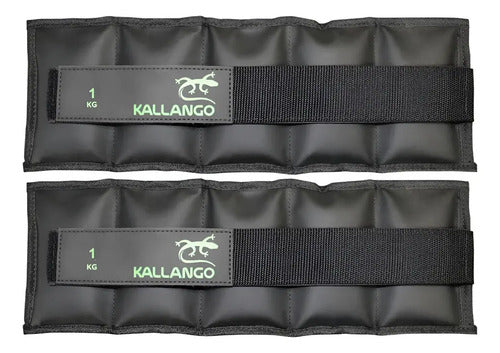 Tobi Pesas Profesional Gimnasio Engomadas Kallango 1 Kg Negro