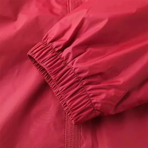 Campera De Lluvia Deportiva Kelme C/capucha Y Cierres M&m