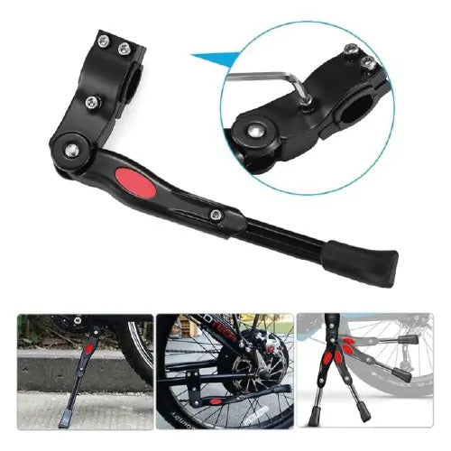 Pie De Bicicleta De Rodado 24 A 29 Zuba Negro