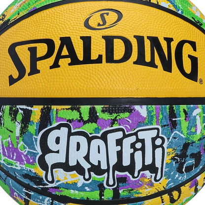 Pelota Basket Spalding Graffiti Tam 7 Verde/amarillo Mmsport Amarillo