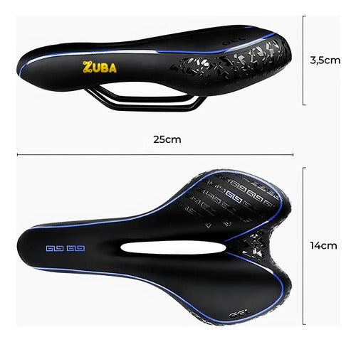 Asiento Bicicleta Mtb Comodo Az-066 Zuba