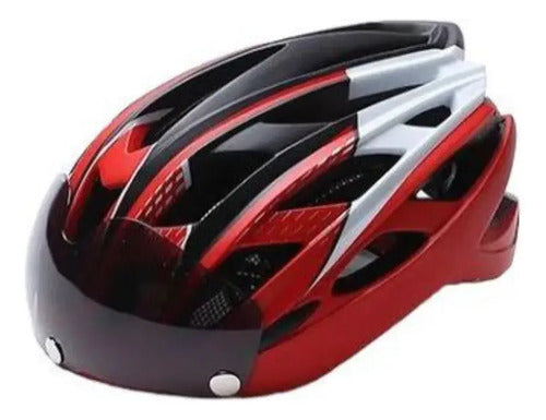 Casco Bicicleta Ultraligero Carretera Montana - Inbike Rojo M