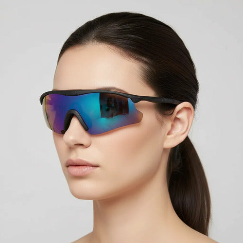 Lentes Bicicleta Ciclismo Negro Cristal Colorfull Zuba Colorfull Negro
