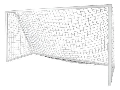 Red De Futbol 11 - 6 Mm Nylon 7.5 X 2.5 X 0.6 M Uv Blanco