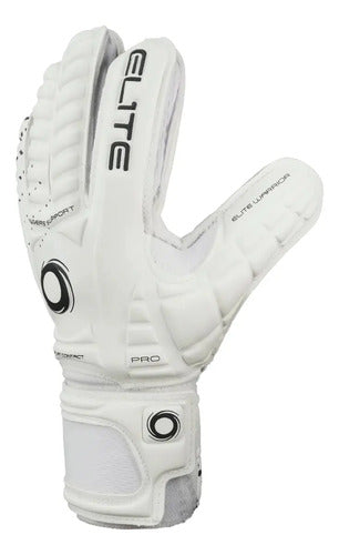 Guantes De Arquero Niños Elite Sport Warrior Blancos Color Blanco Talle 5