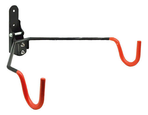 Soporte De Bicicleta Para Pared Horizontal Zuba Negro