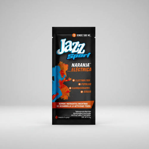 Caja X12 Bebida Polvo Isotónica Naranaja Eléctrica Jazz Spor