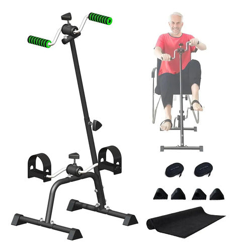 Pedalera Rehabilitación Doble Brazo Pierna Fitness Calidad