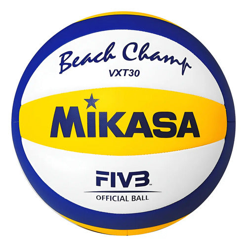 Pelota Beach Volleyball Playa Profesional Fivb - Mikasa Azul