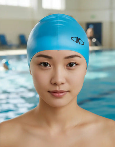 Set X2 Gorras De Natación De Silicona +tapones Para Oídos Surtido Lisa Único
