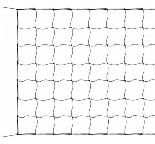 Red De Voleibol Amateur 9,5x1m 2mm Polietileno Uv Gismar