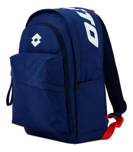 Lotto Giada Mochila Urbana Y Escolar Marino-blanco Liso
