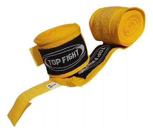 Venda Boxeo 3 Mts Top Fight Amarilla Amarillo