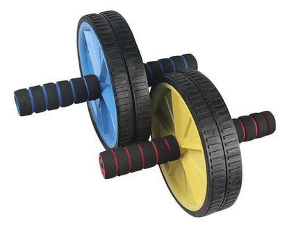 Set X5 Ruedas Abdominales Rodillo Entrenamiento Negro