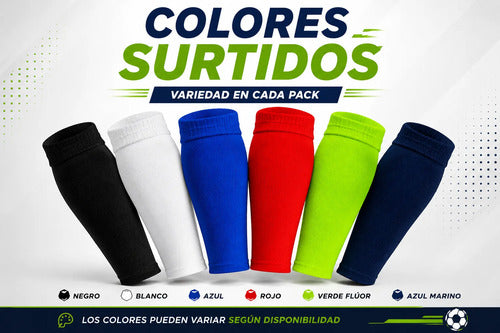 Pack X10 Pares Medias Fútbol Sin Pie Colores Surtidos Surtido Unico