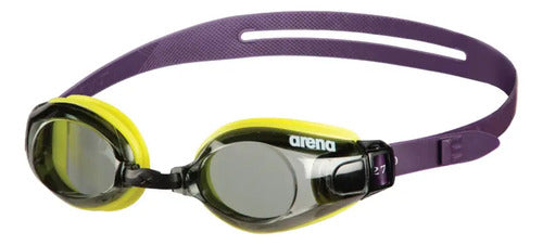 Gafas De Natación Zoom X-fit Color Smoke/sof/green/violet Violeta